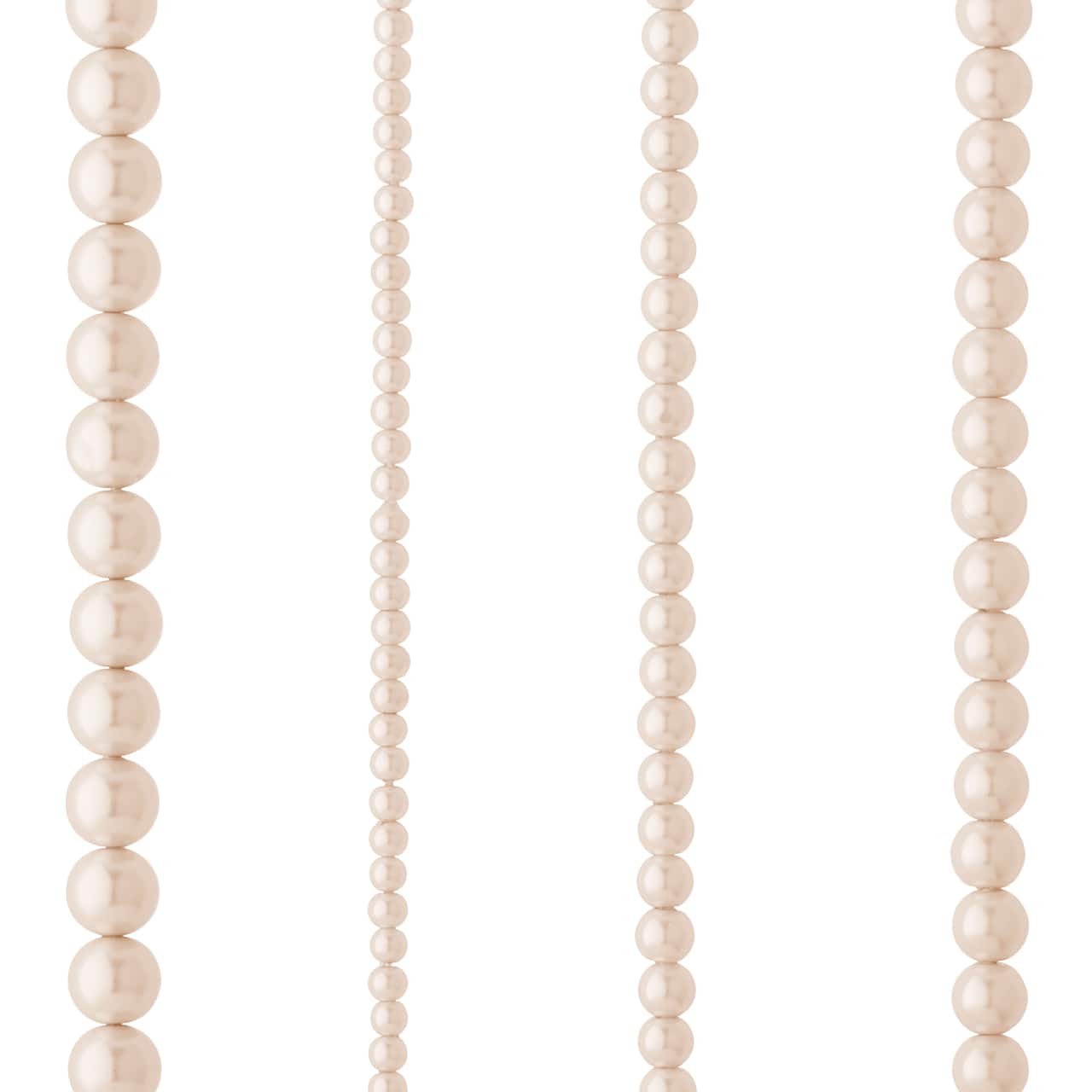 Light Pink Glass Pearl Round Beads by Bead Landing&#x2122;